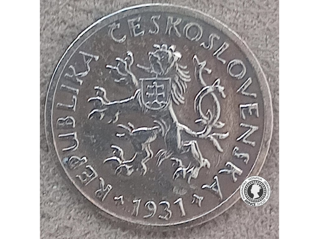 5 halierov - 1.ČSR - 1931