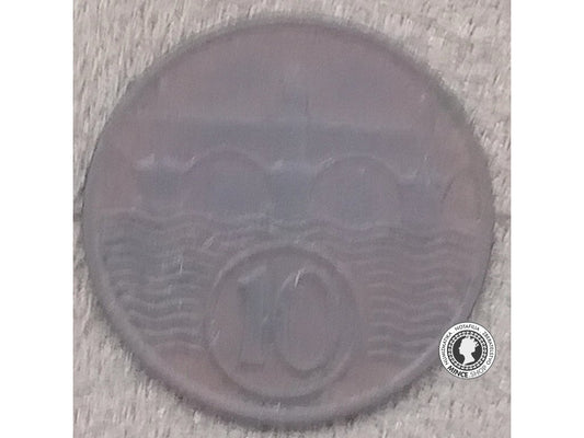 10 halier - 1.ČSR - 1936