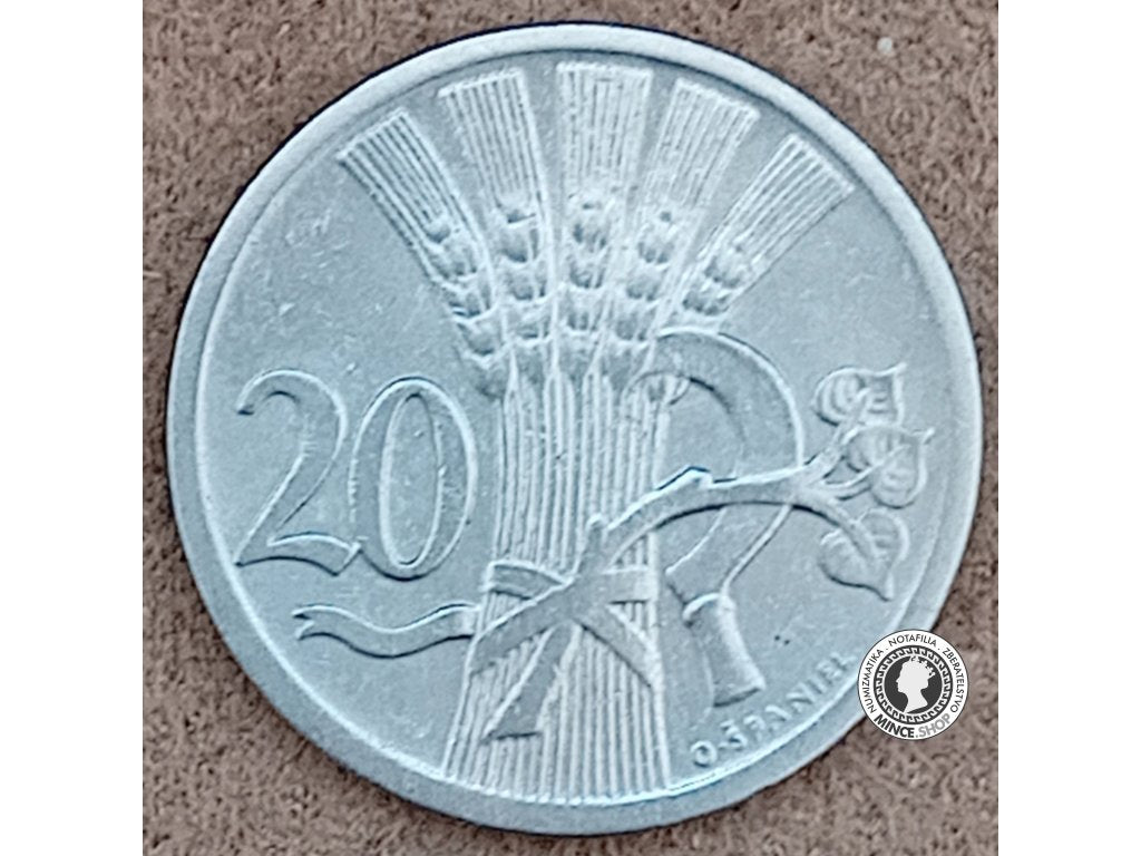 20 halier - 1.ČSR - 1924