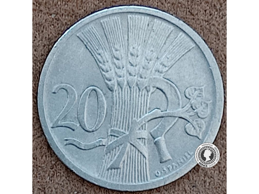 20 halier - 1.ČSR - 1926