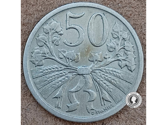 50 halier - 1.ČSR - 1921