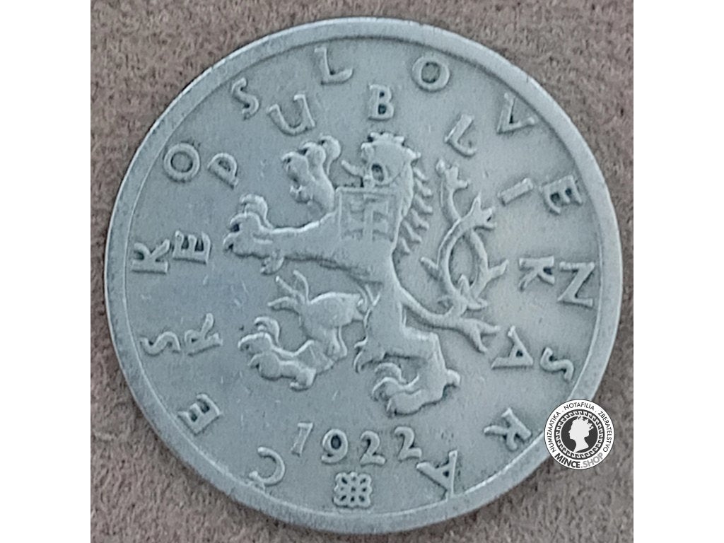 50 halier - 1.ČSR - 1922