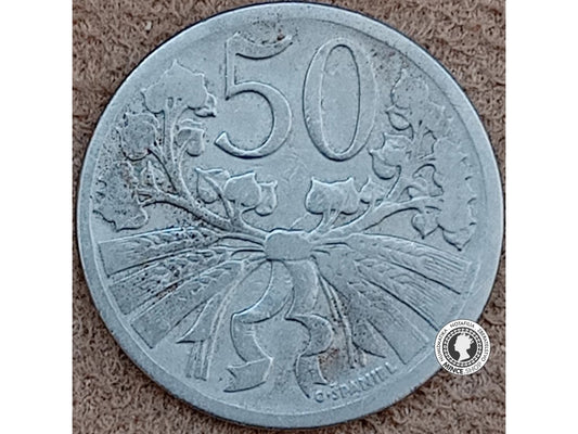 50 halier - 1.ČSR - 1924