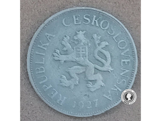 5.koruna - 1.ČSR - 1927