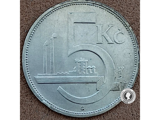 5.koruna - 1.ČSR - 1928 A