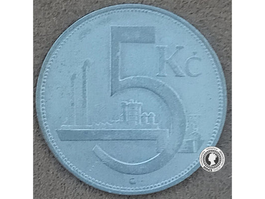 5.koruna - 1.ČSR - 1928 B