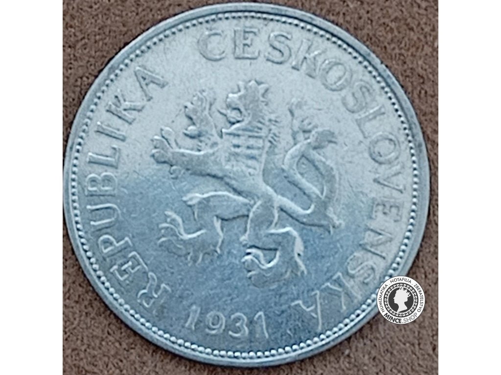 5.koruna - 1.ČSR - 1931