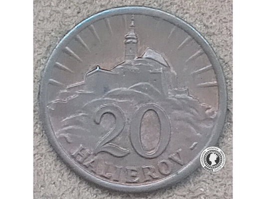 20 halier - Slovenský Štát - 1941