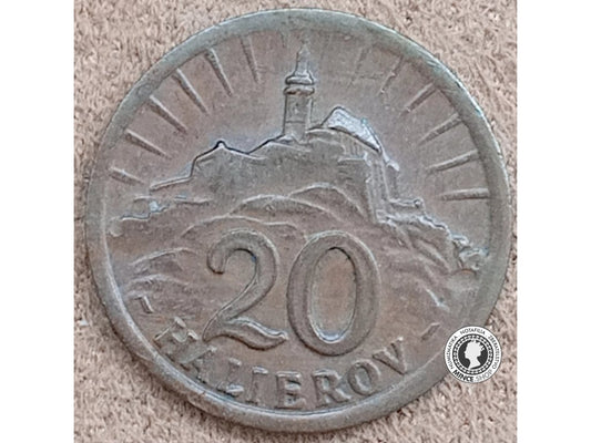 20 halier - Slovenský Štát - 1942