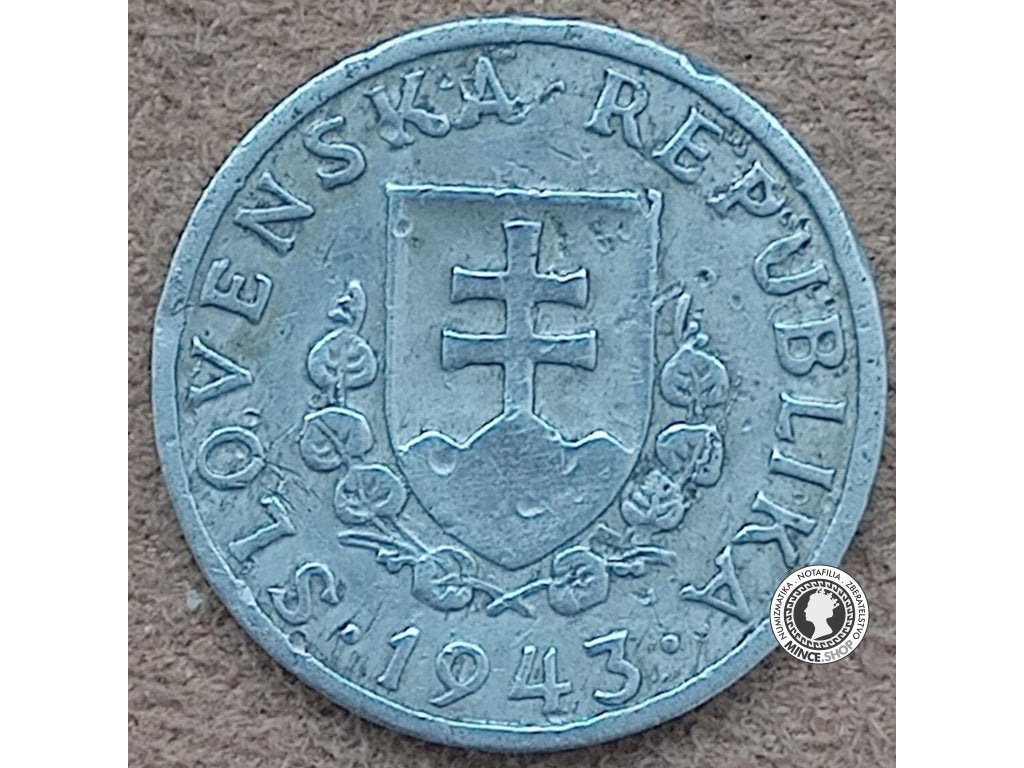 20 halier - Slovenský Štát - 1943