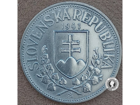 20 koruna - Slovenský Štát - 1941 - dvojkríž