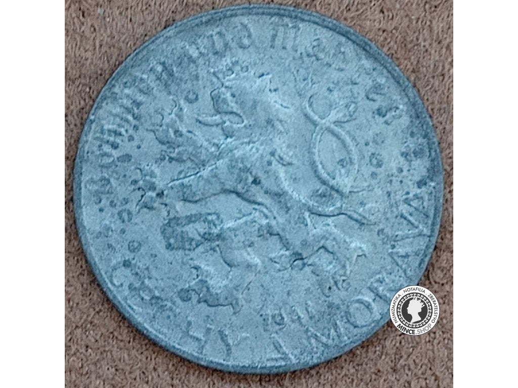 50 halier - Protektorát Čechy a Morava - 1941