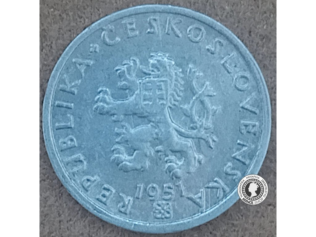 20 halier - Česko-Slovensko - 1951