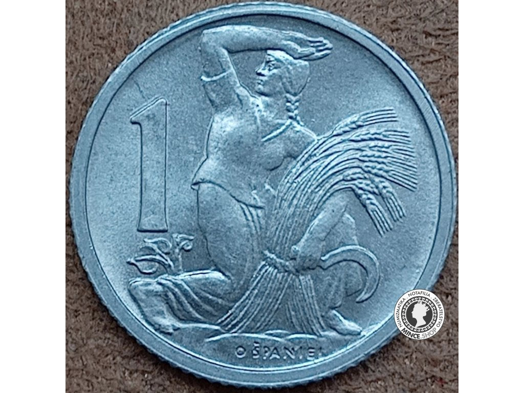 1 koruna - Česko-Slovensko - 1952