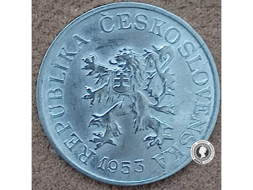 3 halier - Česko-Slovensko - 1953