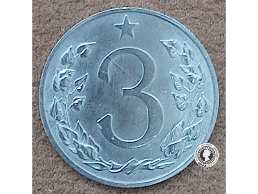 3 halier - Česko-Slovensko - 1953