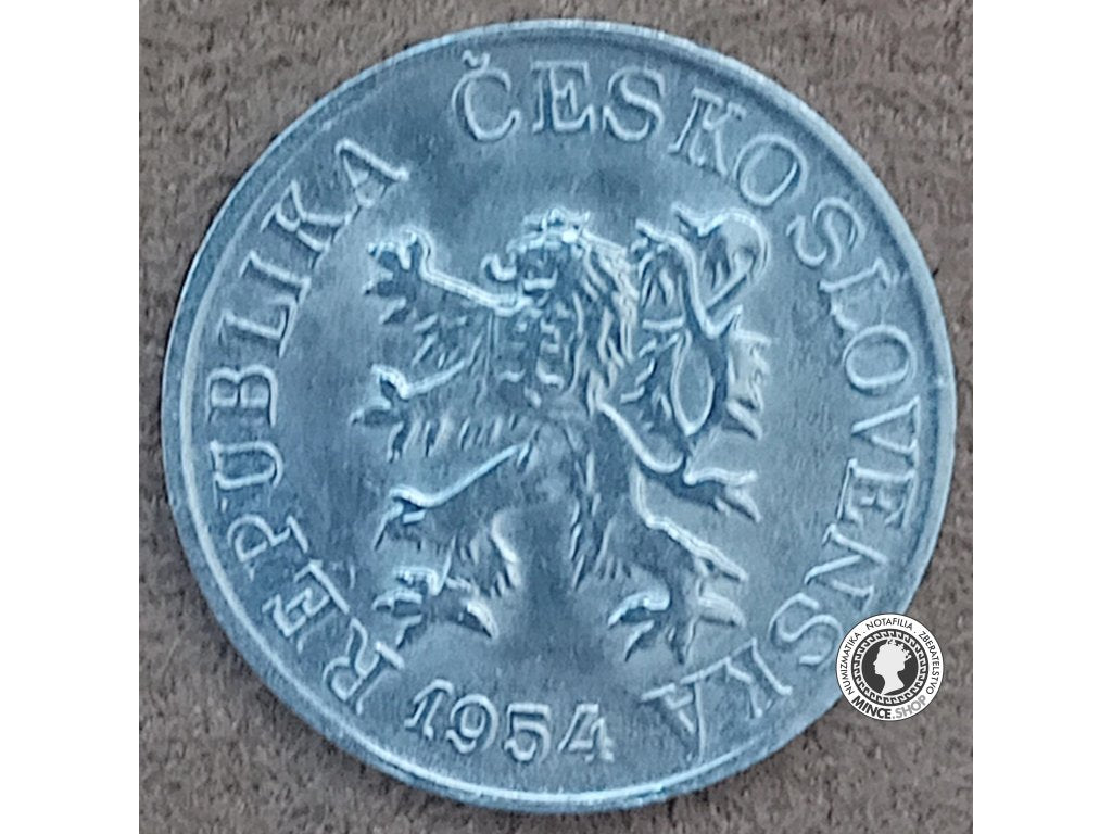 3 halier - Česko-Slovensko - 1954