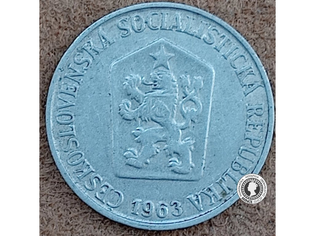 5 halier - Česko-Slovensko - 1963