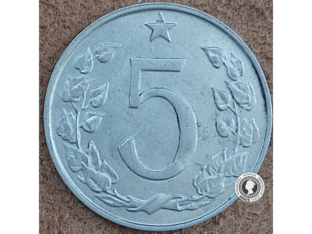 5 halier - Česko-Slovensko - 1967
