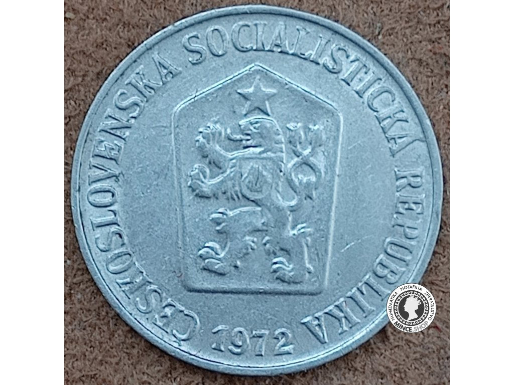 5 halier - Česko-Slovensko - 1972