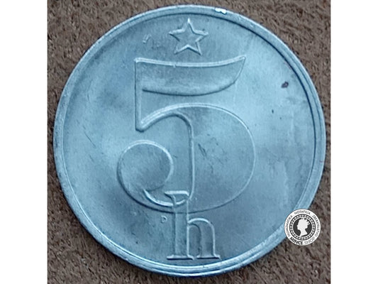 5 halier - Česko-Slovensko - 1984