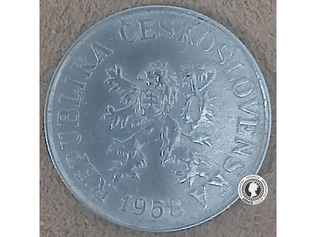10 halier - Česko-Slovensko - 1958