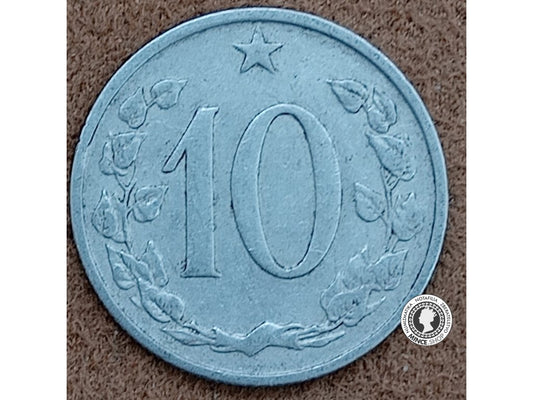 10 halier - Česko-Slovensko - 1961
