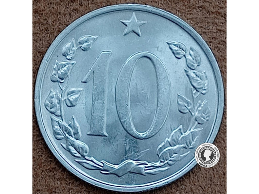 10 halier - Česko-Slovensko - 1963