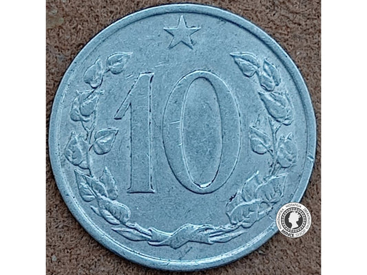 10 halier - Česko-Slovensko - 1964