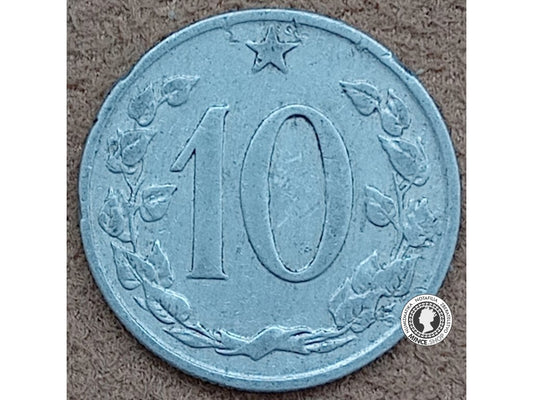 10 halier - Česko-Slovensko - 1966
