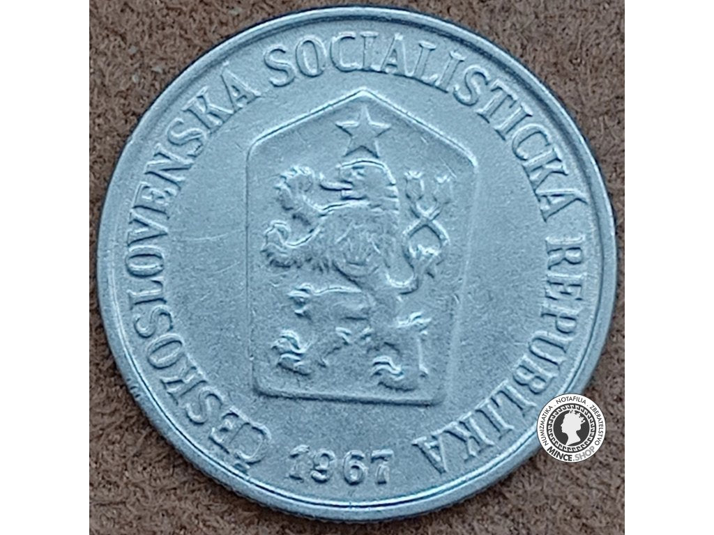 10 halier - Česko-Slovensko - 1967