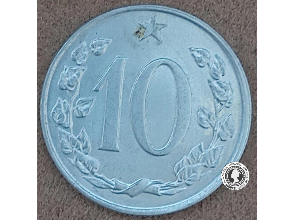 10 halier - Česko-Slovensko - 1968
