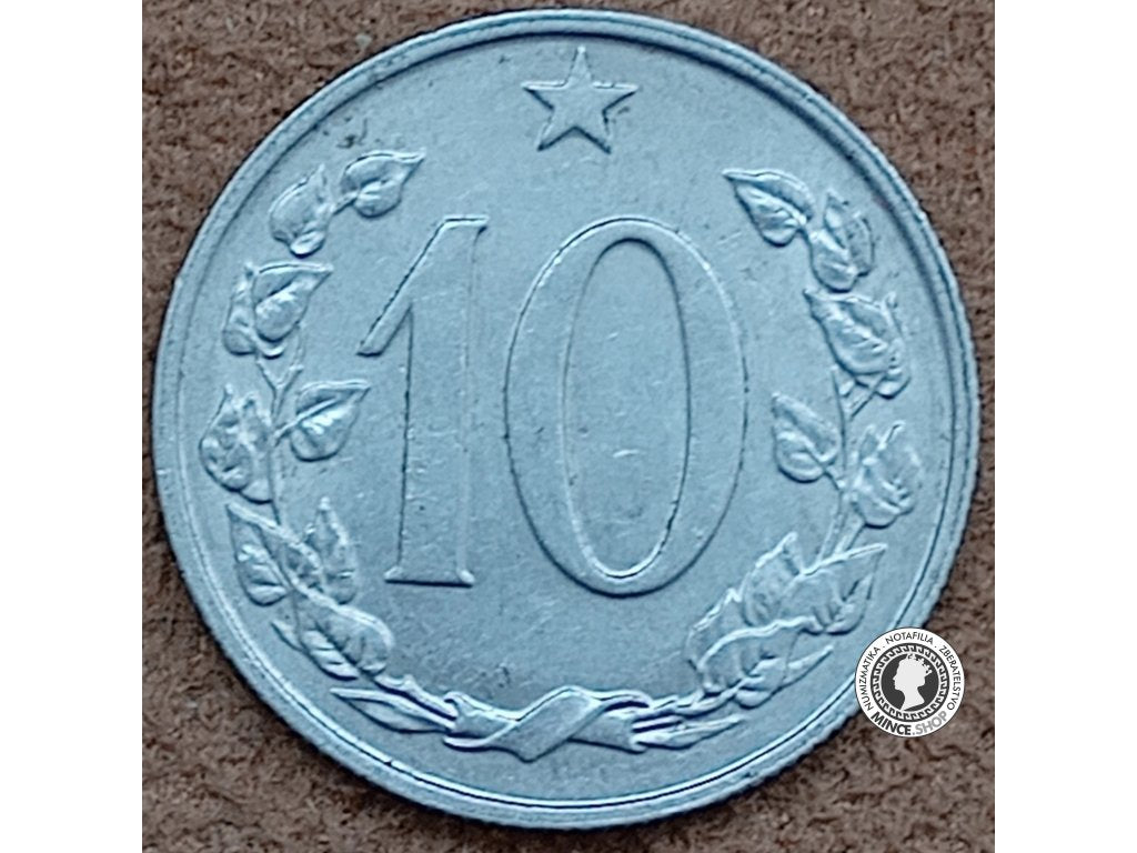 10 halier - Česko-Slovensko - 1970