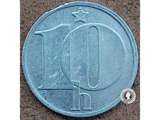 10 halier - Česko-Slovensko - 1980