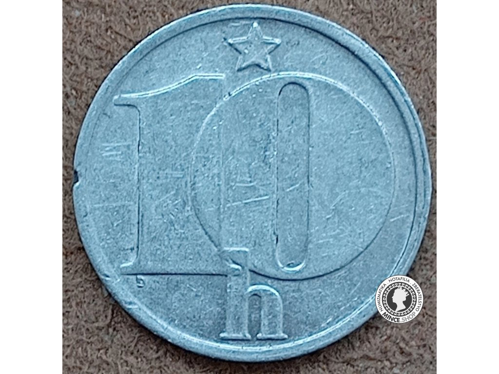 10 halier - Česko-Slovensko - 1981