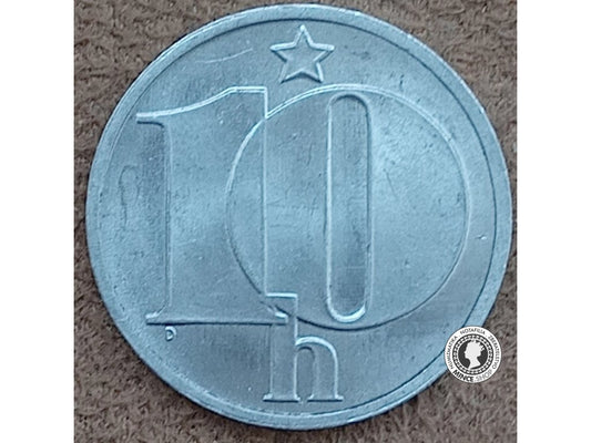 10 halier - Česko-Slovensko - 1983