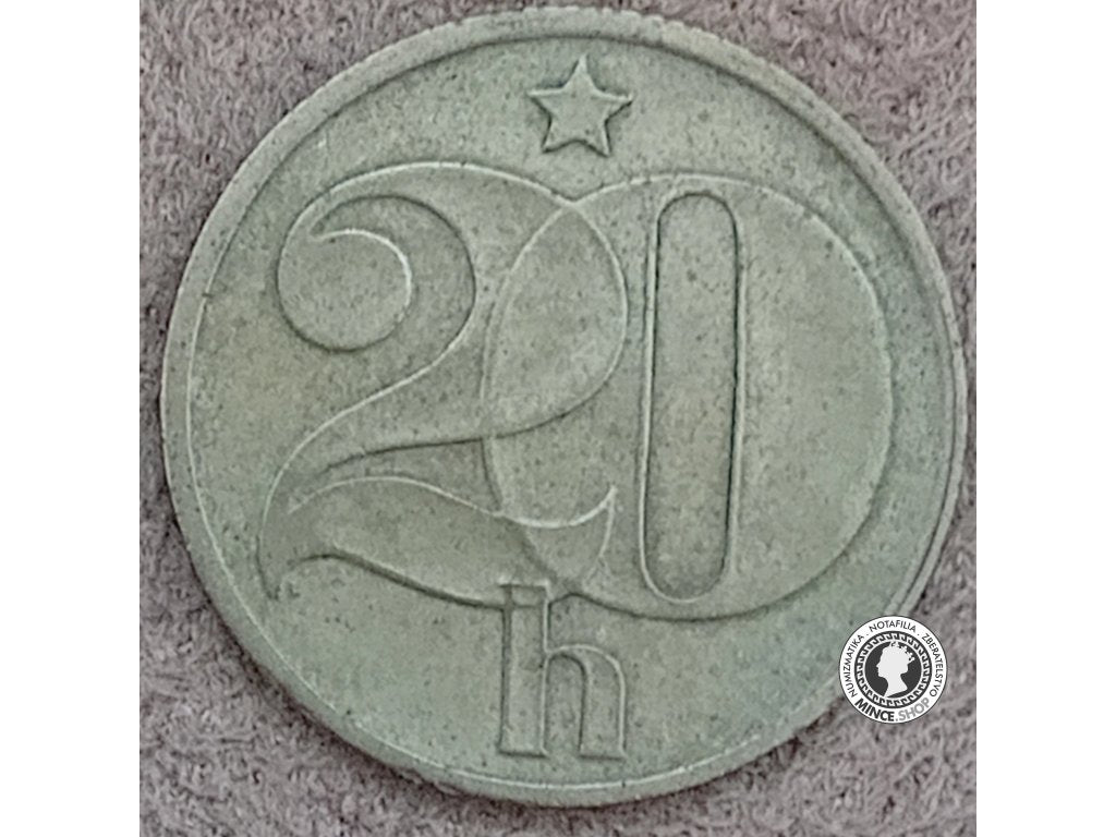20 halier - Česko-Slovensko - 1974
