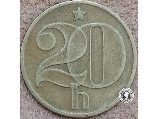 20 halier - Česko-Slovensko - 1976