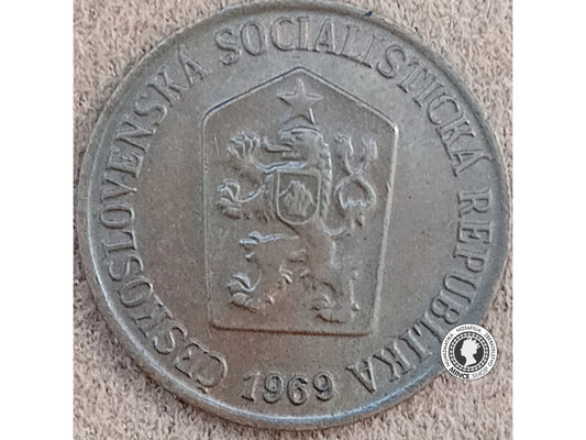50 halier ČSSR 1969 bez bodiek pri letopočte - Československo