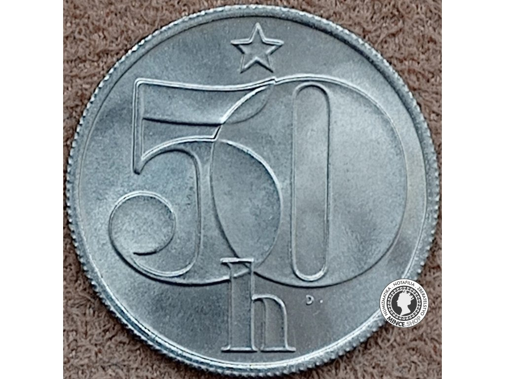 50 halier - Česko-Slovensko - 1981