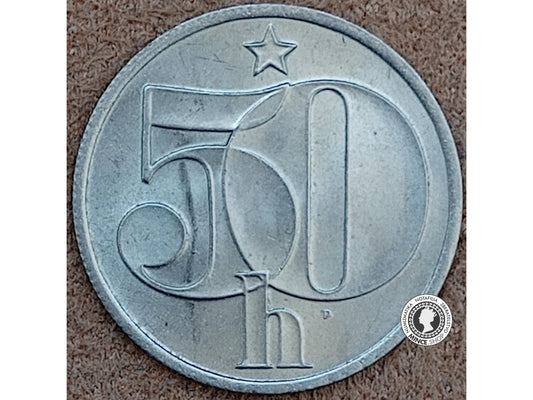 50 halier - Česko-Slovensko - 1983