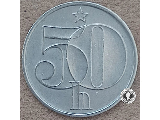 50 halier - Česko-Slovensko - 1984