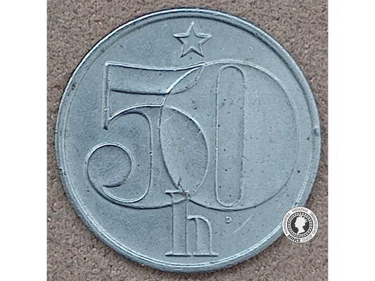 50 halier - Česko-Slovensko - 1985