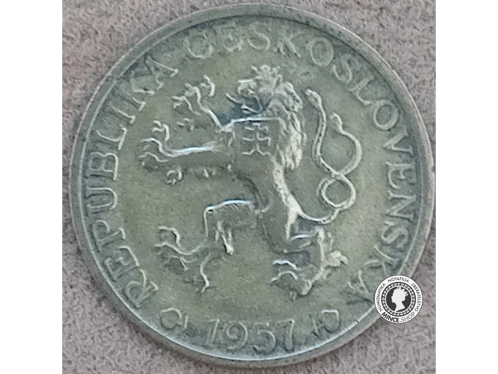 1 koruna - Česko-Slovensko - 1957