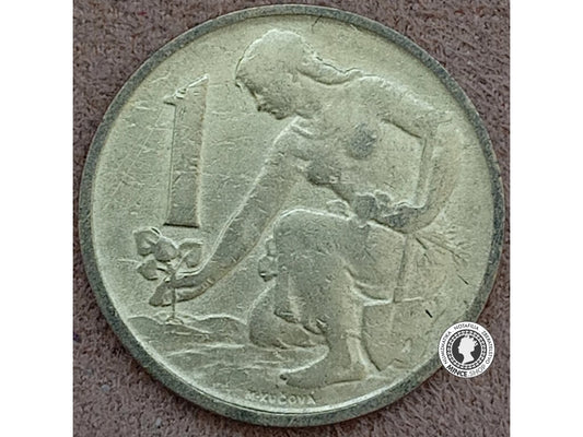 1 koruna - Česko-Slovensko - 1959