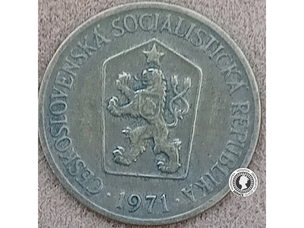 1 koruna - Česko-Slovensko - 1971