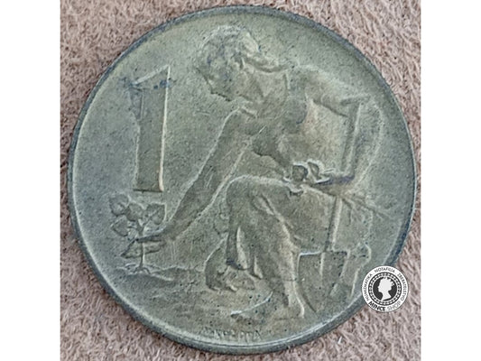 1 koruna - Česko-Slovensko - 1985