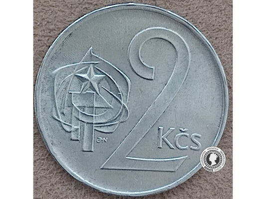 2 koruna - Česko-Slovensko - 1976