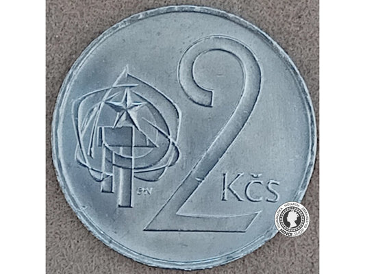 2 koruna - Česko-Slovensko - 1984