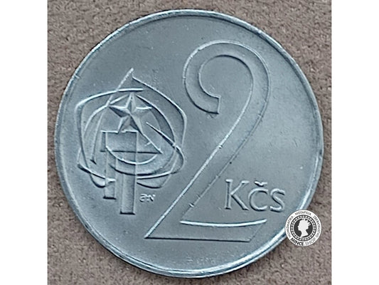 2 koruna - Česko-Slovensko - 1985